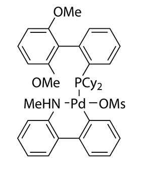 甲烷磺酸(2-二环己基膦-2’,6’-二甲氧基联苯)(2’-甲胺基-1,1’-联苯-2-基)钯(II) 